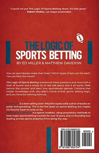 The Logic Of Sports Betting Paperback May 17 2019 0 0